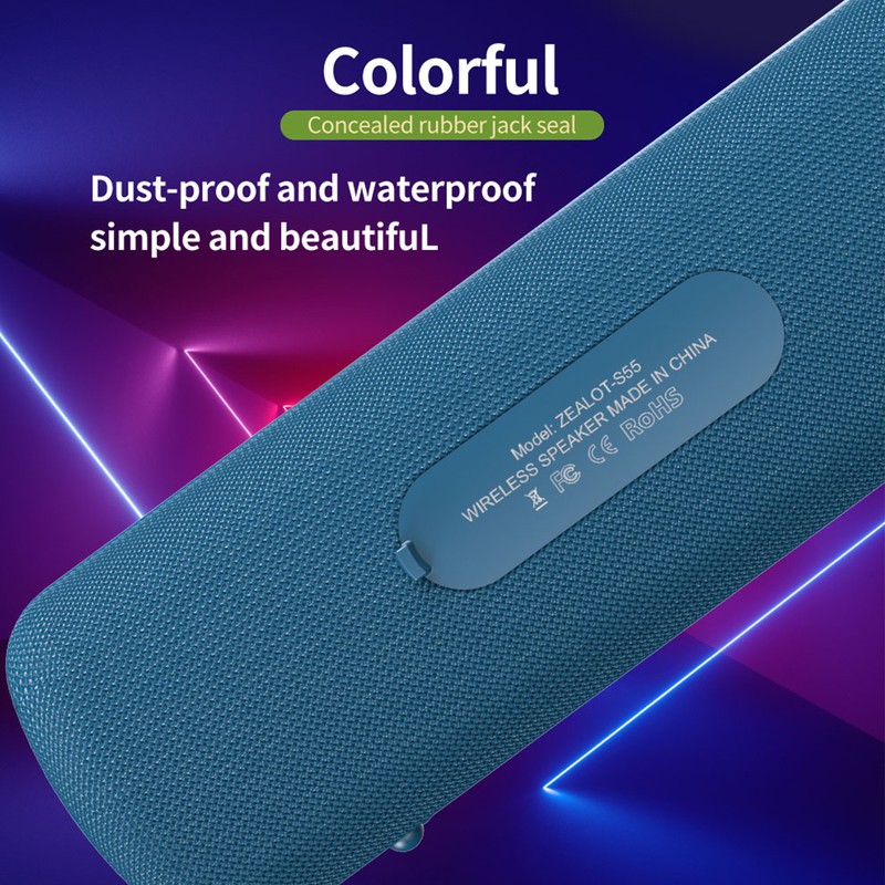 ZEALOT S55 Portable Wireless Speaker with BT 5.0 Technology Waterproof