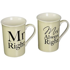 Lesser & Pavey LP33186 Mugs Set, Ceramic, 300 milliliters, Cream