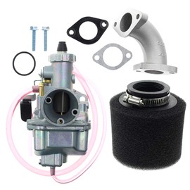 Mikuni Carburetor Kit for Pit Dirt Bike, Peak Performance Carburetor Set, Silver Metal, Suitable for Lifan YX