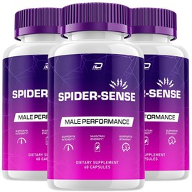 Spider Sense (3 Pack) Spider Sense for Men Capsules - SpiderSense Overall Health and Energy