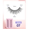False Eyelashes Natural Wispy Lashes Fluffy Fake Lashes Flared-07