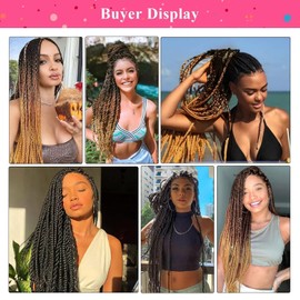 Braiding Hair Pre-Stretched Braiding Hair Ombre PreStretched Braiding Hair For Crochet Twist Braids Hair For Black Women