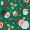 SHIPITNOW Green Christmas Tie Jacquard - Santa, Reindeer, Christmas Tree