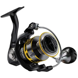 Sanrike Spinning Reel, 33.1 lbs (15 kg) Drag Force, 5.2:1 High Speed Gear Ratio, 7+1BB, Ultra Lightweight, Shockproof, Corrosion-resistant, Carbon, Ideal for Saltwater Fishing, Far Throw Reel,