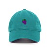 Tech Design Grape Baseball Cap Embroidered Cotton Adjustable Dad Hat
