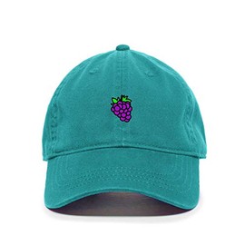 Tech Design Grape Baseball Cap Embroidered Cotton Adjustable Dad Hat