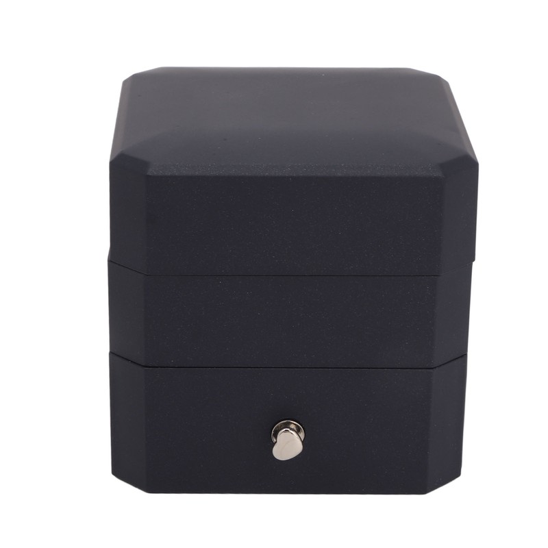 Red Rose Gift Box Soft Flocking Lifting Drawer Portable Jewelry