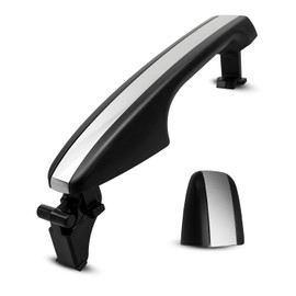 EMIHO Rear Right Exterior Door Handle Fit for Toyota Avalon 2013 2014 2015 2016 2017 2018, Chrome Plating