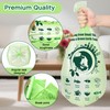 4 Gallon Trash Bags: 120 Count Small Garbage bags, Compost