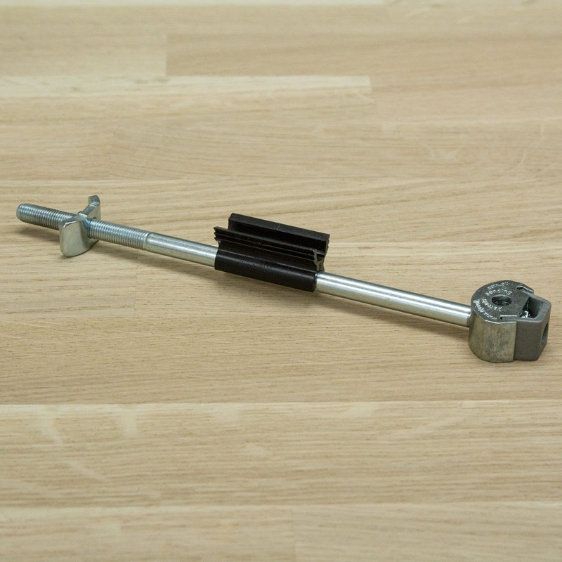 Trend ZIPBOLT Slimline Worktop Connector Kit, 16-25mm Thickness, Zinc-Plated Steel,