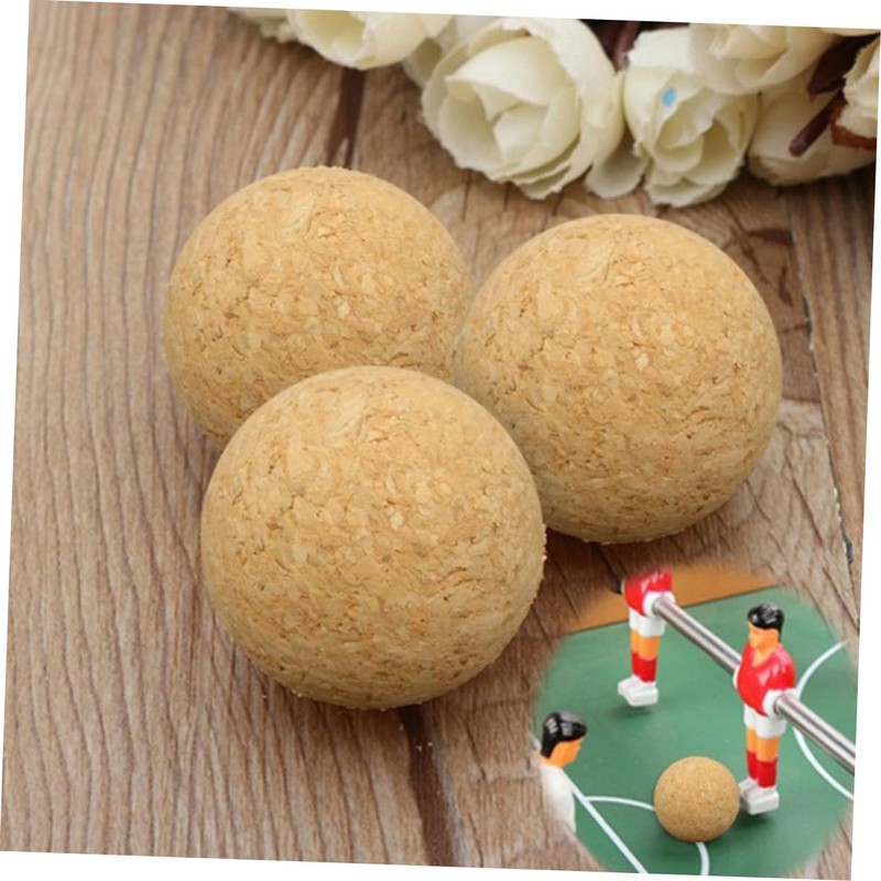 Gatuida 10Pcs Replacement Cork Balls for Foosball Table Soccer Game