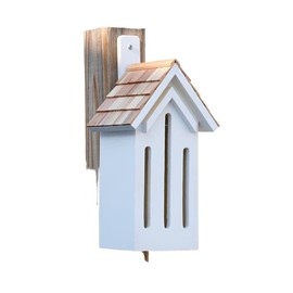 White Butterfly House for Outdoors, Garden, Backyard, and Home Decor