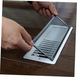 TEHAUX 4Pcs Magnetic Vent Covers for Air Vents Dust Mesh Design for Floor Wall and Ceiling Vents Easy to Clean Reusable Air Vent Deflector for Home Office Use