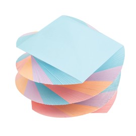 Office Depot® Brand Twirl Memo Pad, 3" x 3", 1,200 Pages (600 Sheets), Assorted Colors