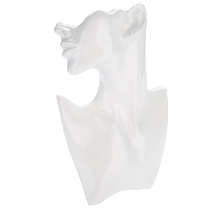 Necklace Earring Holder Mannequin Head Bust Stand Model Shop Jewelry