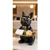 Bulldog Statue with Storage Tray for Keys and Jewelry –
