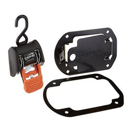 CargoBuckle G3 Flush Mount Tie-Down Kit - Includes Heavy Duty Retractable Strap (3,500 lbs), Flush Mounts & Hardware, Pack of 1