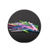 luzen Approx 50 Roots Plastic Ear Studs Sticks Allergy Free