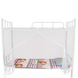 Haofy Bunk Bed Canopy, Mosquito Net for Bed, 4 Corner Post Bunk Bed, Bunk Bed Curtain, White (95 x 195 x 150 cm)