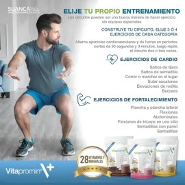 Vitapromin Polvo 400gr. (proteínas, Vitaminas Y Minerales) Sabor Fresa                                                                                
