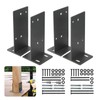 4" x 4" Inch Universal Post Base Fence Post Anchor