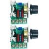 WWZMDiB 2Pcs AC PWM Motor Speed Controller AC 110-220V to