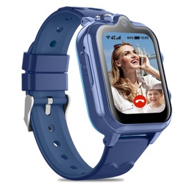 DDIOYIUR Smart Watch for Kids, 4G Phone Calling & Text Messaging Child Phone Smartwatch with WiFi, Voice & Video Chat, Bluetooth, Alarm, Pedometer, Wrist Watch for 4-16 Boys Girls Birthday Gifts.