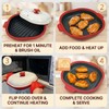 AHJ Microwave Grill Pan with Lid, Microwave Cooker Multi-Use for