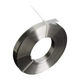 1/2” 304 Stainless Steel Strapping Coil Band 300 ft, 0.02” (Thick), Cut Resistance Anti-Corrosive, Heavy Duty Smooth Flexible Strapping