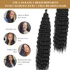 3 Packs Deep Wave Crochet Hair, 24 Inch Ocean Wave