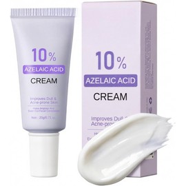 10% Azelaic Acid Cream, Brightening & Soothing Face Moisturizer with Niacinamide, Hydrating Lightweight Formula for Acne-Prone, Dull Skin, Daily Skincare，0.71 Oz (1Pcs)