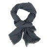 Ella Jonte Mens Scarf Lightweight Soft Scarf Plain, gray