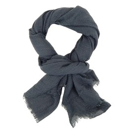 Ella Jonte Mens Scarf Lightweight Soft Scarf Plain, gray