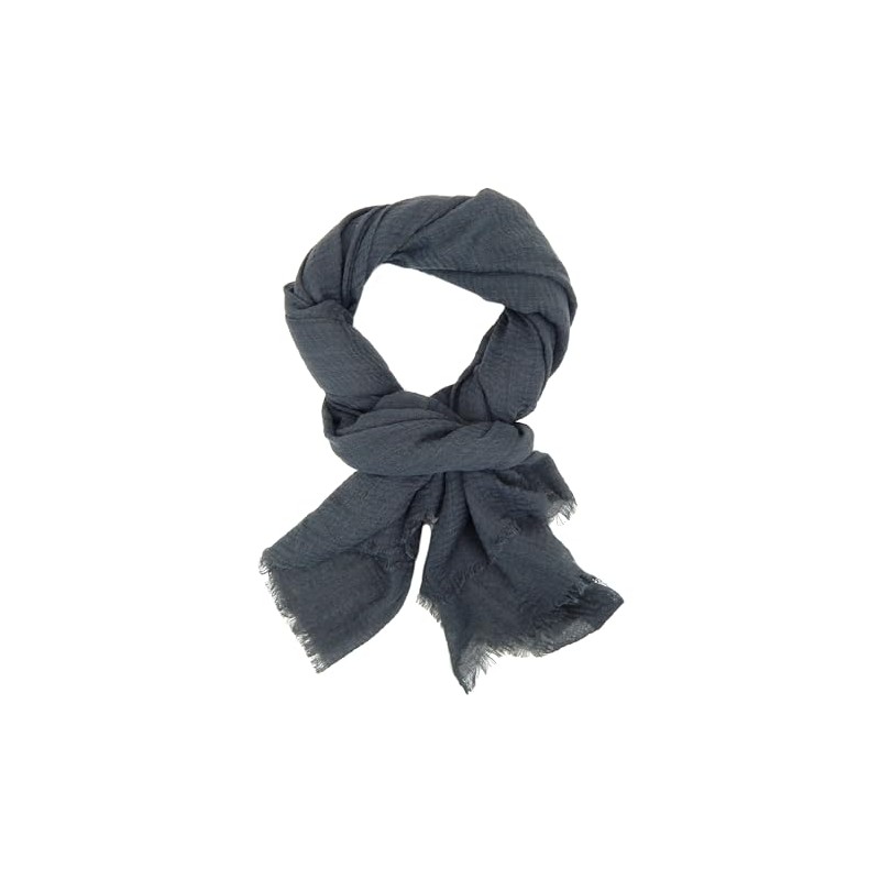Ella Jonte Mens Scarf Lightweight Soft Scarf Plain, gray
