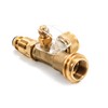 Camco RV Propane Brass Tee – 4-Port Adapter for Motorhomes