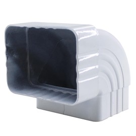 90° Gutter Elbow Roofing Gutter downspout Extension Aluminum Downspout Elbow 3x4 White (90° Gutter Elbow 3x4in)