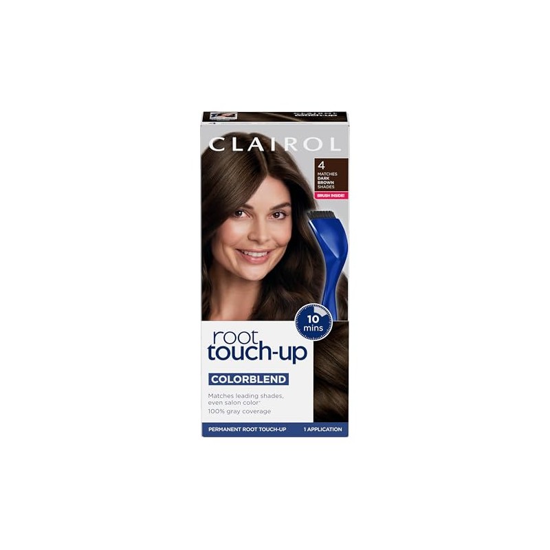 Clairol Nice 'n Easy Root Touch-up Permanent Hair Color, 4