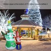 1.8m Dwarf and Christmas Tree Inflatable Decoration IP44 Christmas Outdoor