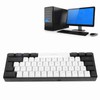 G61 Mini RGB Keyboard LED Backlight 61 Keys Ergonomic Mechanical