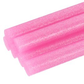 sourcing map 6pcs Full Size Hot Glue Sticks for Glue Gun 11mm x 200mm Large Glue Sticks, Glitter Pink