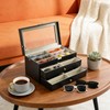 Nicunom 18 Slots Sunglasses Organizer Collector Eyeglasses Sunglass Glasses Storage