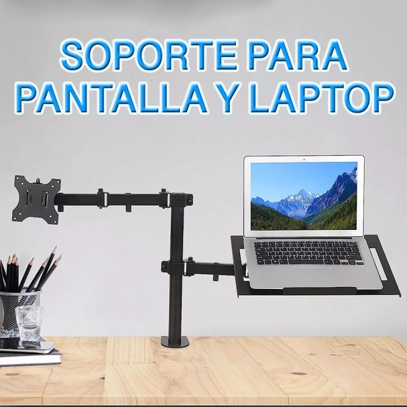 EGTMA Soporte Portátil De Escritorio Con Abrazadera Para Pantalla