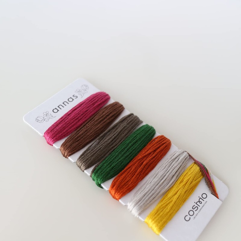 LECIEN No. 112103 COSMO Annas Embroidery Pattern and Embroidery Thread