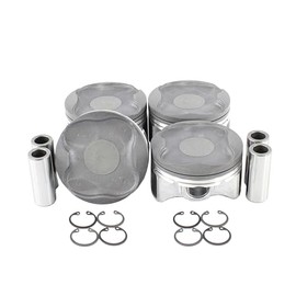 DNJ P928 Piston Set Standard for 2008-2019 Pontiac, Scion, Toyota Corolla, Matrix, Vibe 1.8L L4 16V DOHC 1798cc