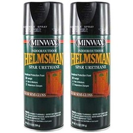 Minwax 33260000 Helmsman Spar Urethane Aerosol, 11.5 Ounce, Semi-Gloss 2 Pack