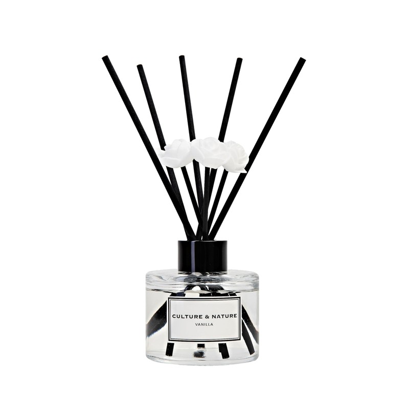 CULTURE & NATURE Reed Diffuser Set 4oz (120ml) Vanilla Scented