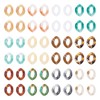 Cheriswelry 360Pcs Acrylic Linking Rings Gradient Acrylic Quick Link Connectors
