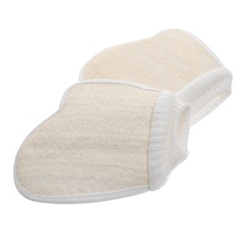 Gatuida 2pcs Loofah Bath Gloves Exfoliating Body Scrubber for Shower Sauna Stretchy Easy to Clean Suitable for Adults for Soap Shower Gels