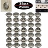 CTRICALVER 35 Stainless Steel Air Vents Ventilation Louvers | Round,