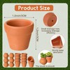 20 Pcs 0.9'' 1.2'' Terracotta Pot Small Mini Clay Pots